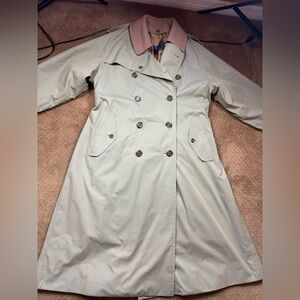 Burberry double breasted trench coat